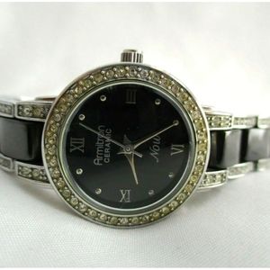 *Armitron NOW* Black and Silvertone Analog Watch